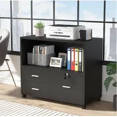 NACION MUEBLES - Archivador para oficina Fenix Negro NM