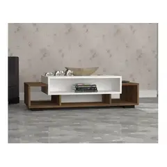 TU MESITA - Mesa de Centro Montana color BlancoMarrón