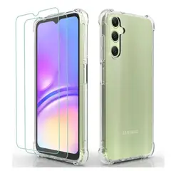 GENERICO - Pack Case Space transparente con mica para Samsung A15