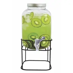 GENERICO - DISPENSADOR DE 5 LITROS CON SOPORTE DE METAL