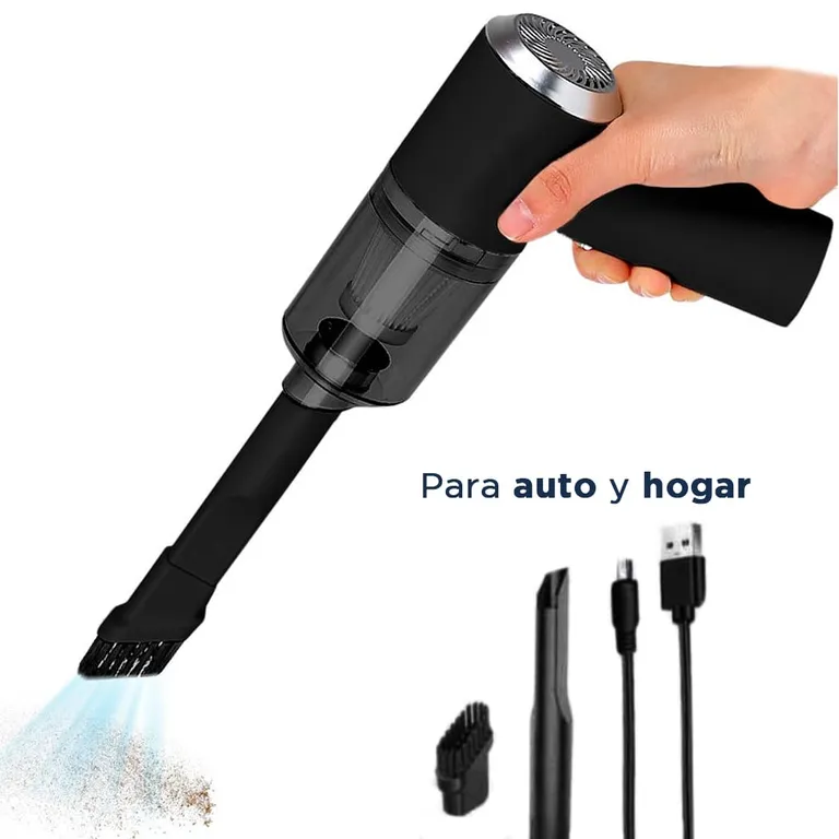 Aspiradora de Mano Inalámbrica Multifuncional - Cabezal Intercambiable