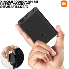 XIAOMI - Mi Power Bank 3 Ultra Compact Mini 10000mAh Portatil