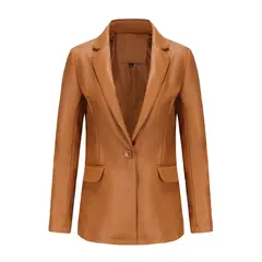 BLWOENS - Chaqueta para mujer D32-Marrón