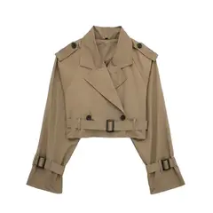 BLWOENS - Chaqueta para mujer B6252-Marrón