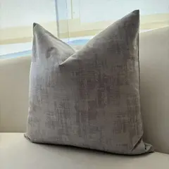 CLAUDIA RIVA HOME - Cojín Snow Grey + relleno de poliester