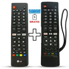 GENERICO - Control Remoto LG Led Smart tv 4k Funda Negro
