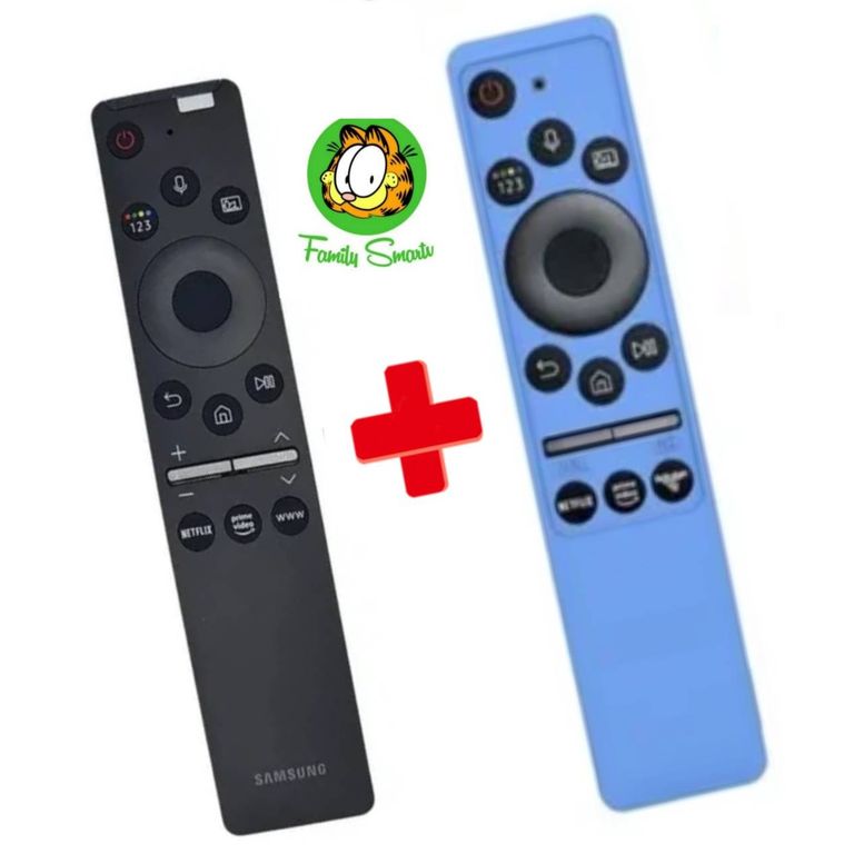 Control Remoto Samsung Con comando Voz Bn59-01330 funda turquesa