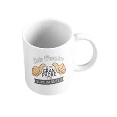 GENERICO - Taza Mug 11oz ESTE HOMBRE ES UN GRAN PADRE Y ABUELO - BLANCO
