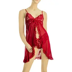 GENERICO - Lencería Erótica Babydoll con Diseño