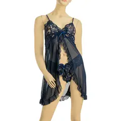 GENERICO - Lencería Erótica Babydoll con Diseño