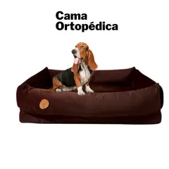GENERICO - CAMA ORTOPEDICA PARA PERRO TALLA 4MIDE 79X46CM MARRON