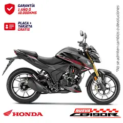 HONDA - MOTOCICLETA CB190R 2.0 189cc NUEVO MODELO NEGRO BRILLANTE