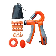 GENERICO - Hand Grip 60 Kg Contador Kit de Agarre Naranja