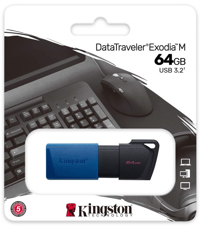 Memoria USB 64 GB DataTraveler Exodia M