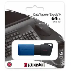 KINGSTON - Memoria USB 64 GB DataTraveler Exodia M