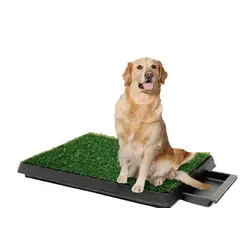 GENERICO - BAÑO ECOLÓGICO PORTÁTIL CON CÉSPED PARA PERROS
