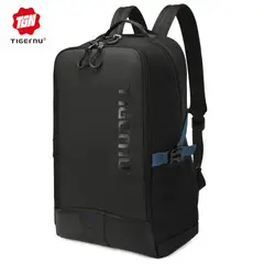 TIGERNU - Mochila Porta Laptop Gran Capidad TB9021 Negra