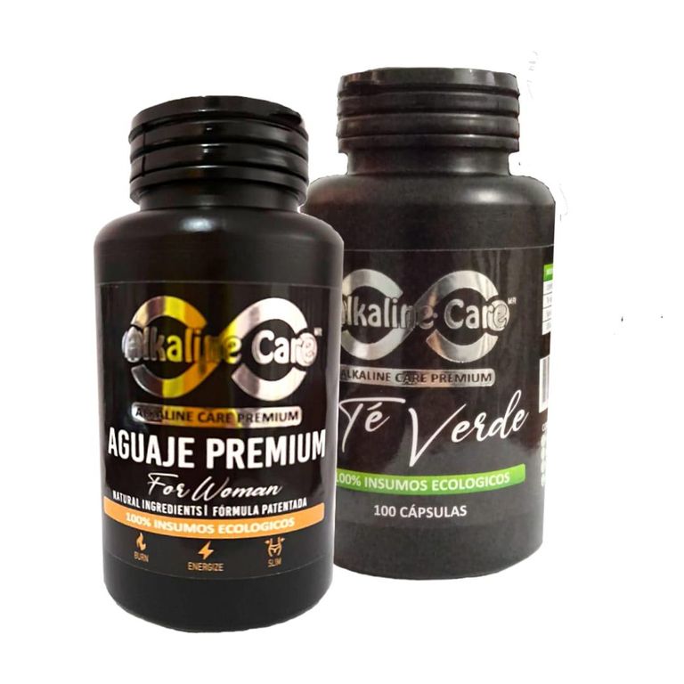 Aguaje Premium 100 caps + Té verde 100 caps