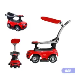 GENERICO - Correpasillos Empujador 3 en 1 con luces -Rojo