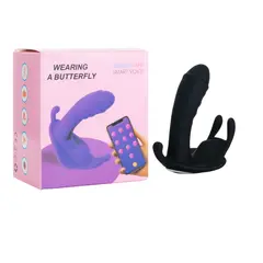 GENERICO - Vibrador con Dildo Uso con APP - Negro