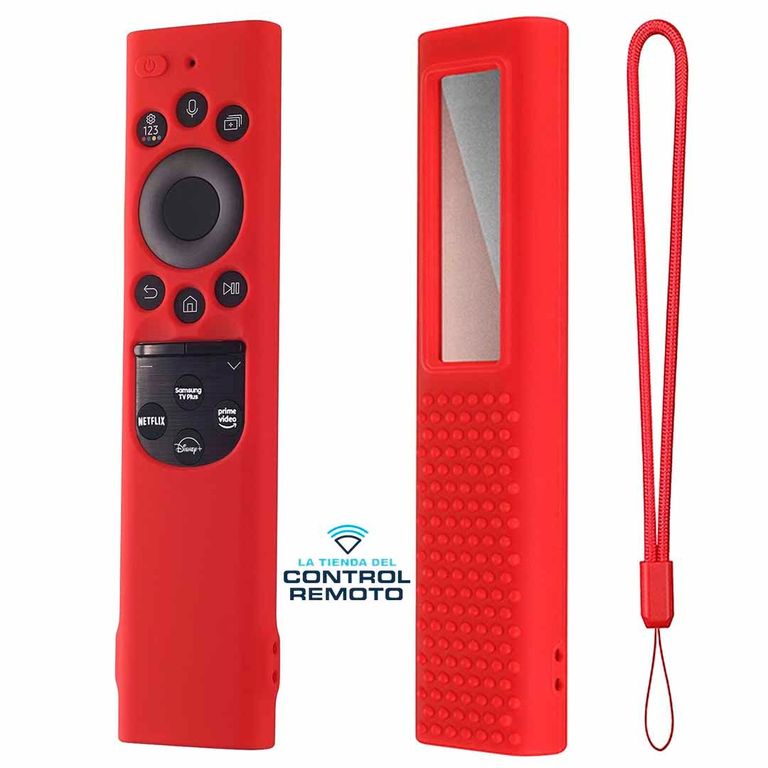 Fundas Protector de Control Samsung Qled Solar 2022 – Rojo