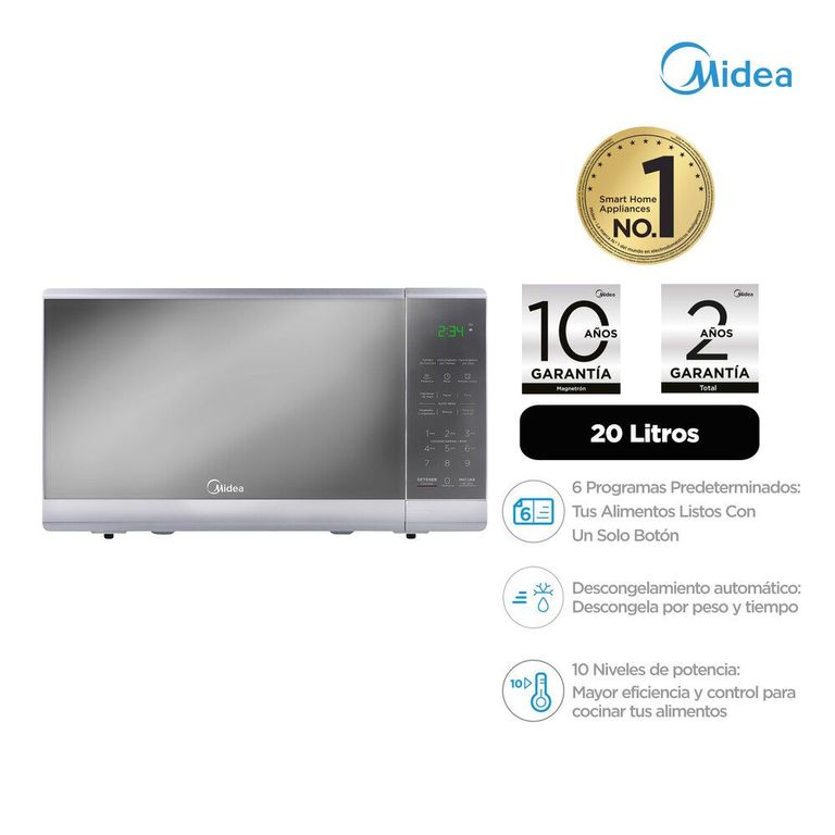 Microondas Practia MMDF07S2MG 20Lts - Gris