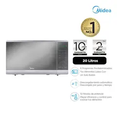 MIDEA - Microondas Practia MMDF07S2MG 20Lts - Gris