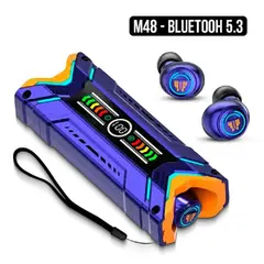GENERICO - AUDIFONOS BLUETOOTH GAMER M48 - LILA