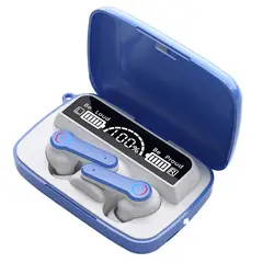 GENERICO - AUDIFONOS BLUETOOTH M19 CON ESPEJO - AZUL