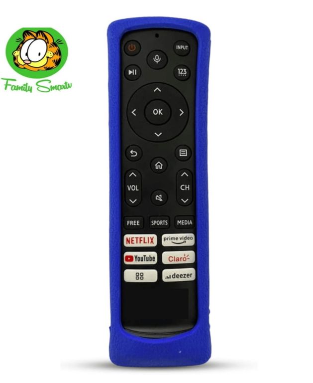Funda de silicona para Control remoto Hisense Nuevo Azul