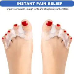 GENERICO - Separador 5 dedos pie gel par