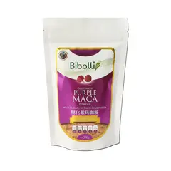 BIBOLLI - Harina de Maca Morada Gelatinizada de 200 Gramos.