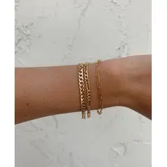 GENERICO - Pack x 3 pulseras básicas Naif Jewelry