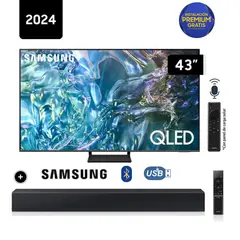SAMSUNG - Televisor QLED Tizen OS Smart Tv 43 4K QN43Q65DAGXPE + Soundbar HW C400