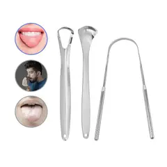 RED ANGEL - Limpiador De Lengua De Acero Inoxidable 3 UNIDADES