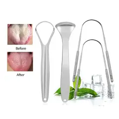 RED ANGEL - Limpiador De Lengua De Acero Inoxidable calidad A1 3 UNIDADES