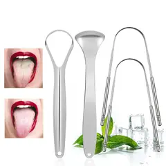 RED ANGEL - Limpiador De Lengua De Acero Inoxidable 3 UND