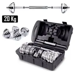 GENERICO - Set De Pesas York 20kg Mancuernas Adaptador