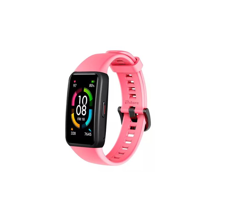 Correa Silicona para HUAWEI WATCH BAND 6 - Rosado Oscuro