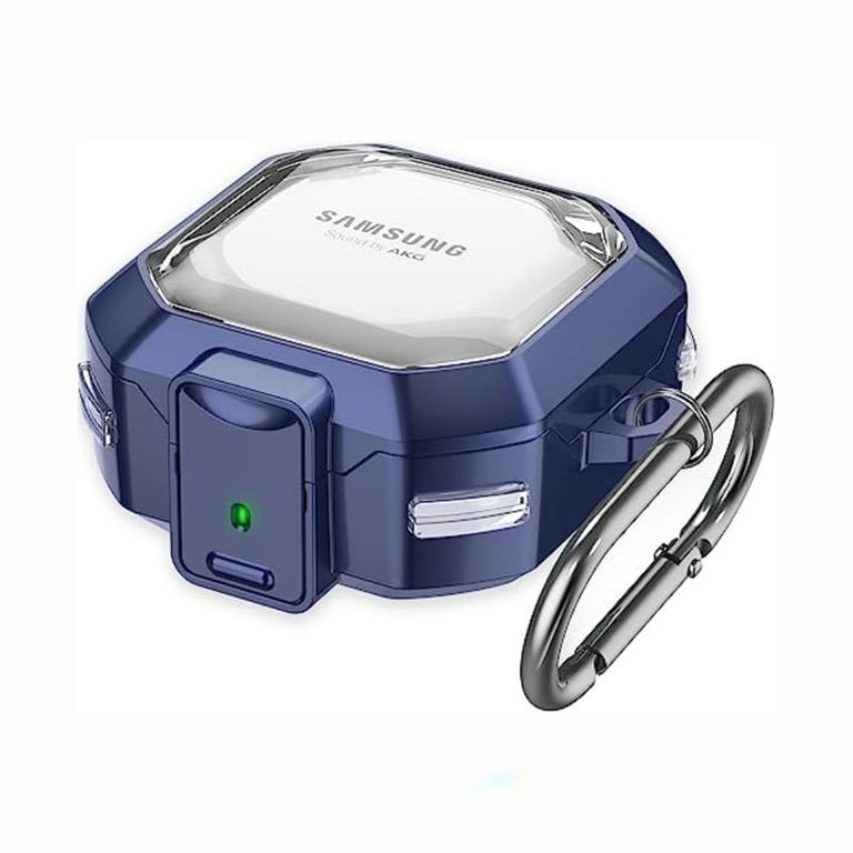 Case o Cover Transparente Para Samsung Buds 2 - Azul