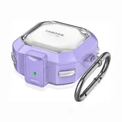 GENERICO - Case o Cover Transparente Para Samsung Buds 2 Pro - Lila