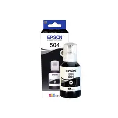 EPSON - 1K Botella tinta T504 T504120 504 NEGRO BLACK 100% original