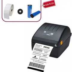 ZEBRA - Impresora ZD220 de Etiquetas Termica 4'' 203 DPI USB