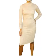 GENERICO - Vestido Mujer Chompero CAFARENA - Nathalie Love it - Beige