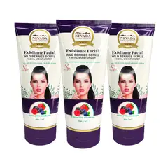 NEVADA NATURAL PRODUCTS - Exfoliante Facial De Bayas Silvestres Nevada 200ml 3 Unidades