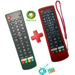 UNIVERSAL - Control Remoto para Televisor JVC Modelo RM-C3284 Funda Roja