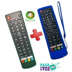 UNIVERSAL - Control Remoto para Televisor JVC Modelo RM-C3284 funda Azul