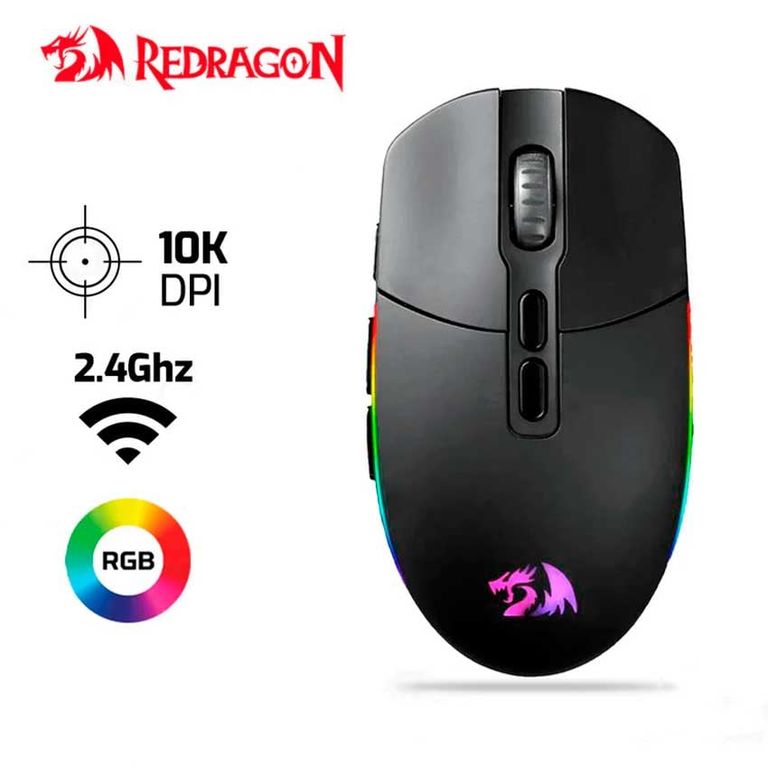 Mouse INVADER PRO M719RGB Inalambrico 10,000 DPI RGB