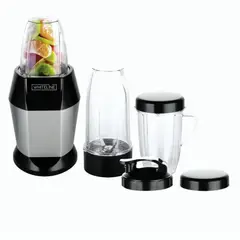 WHITELINE - Licuadora Personal Silver Collection 03 vasos portátiles