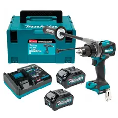 MAKITA - Taladro Percutor 12 40V XGT BL 125Nm 2 Bat 40 Ah HP001GM201